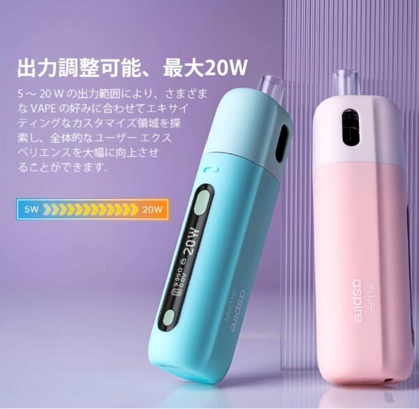 Aspire Fluffi煙桿 小煙主機 ASPIRE FLUFFI 酪梨妹妹註油主機套組 台灣電子煙推薦