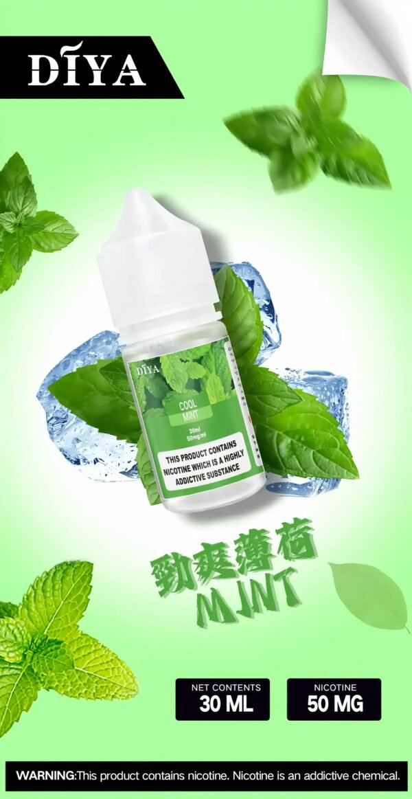 DIYA煙油30ML勁爽薄荷 DIYA煙油 30ml小煙油 0-50mg 電子煙油推薦 台灣現貨
