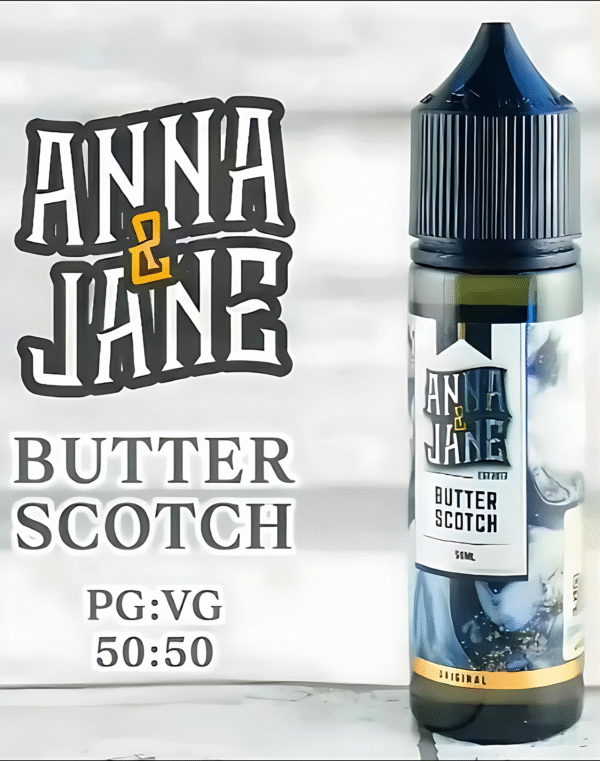 ButterScotch 大煙油 Anna&Jane 安娜與簡大煙煙油 ButterScotch 焦糖奶油咖啡50ml大煙油推薦