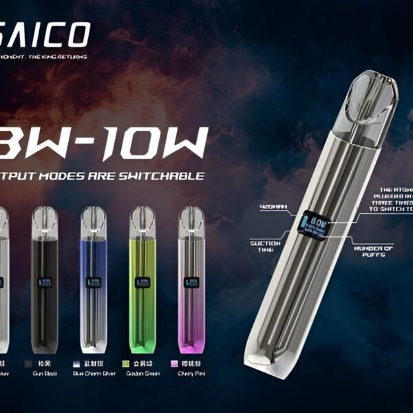 SAICO-炫刻一代電子煙煙機【一代通用】【8w-10w-輸出】【顯示屏】【鋅合金】-1.jpg SAICO 鋅合金主機 炫刻霧化桿 煙桿 通用悅刻Relx煙彈一代