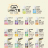 lana霧化油 LANA小煙油 拉娜正品涼感丁鹽煙油推薦 30ml/35mg 台灣現貨