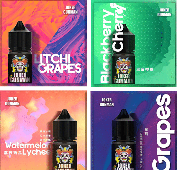 小丑鹽煙油推薦 JOKER Gunman小煙油 小丑鹽煙油推薦 30ml/35mg 小煙專用